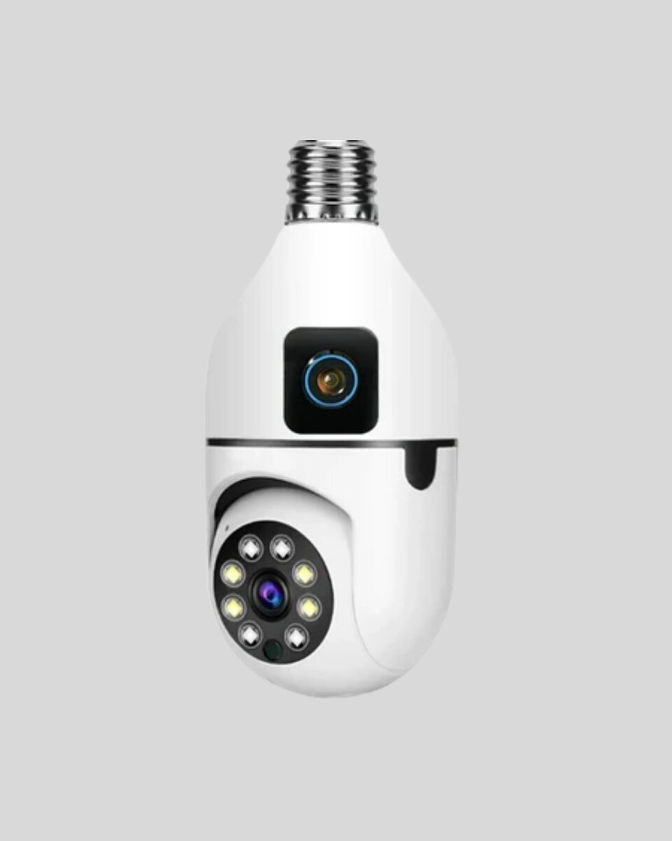 Ampul Tipi WiFi Kamera 2MP Lensli Full HD Görüntü ve Akıllı Hareket Algılama