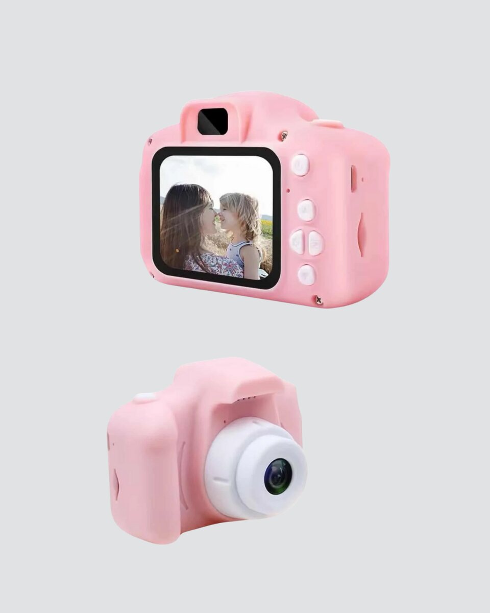 Pembe Mini 1080p HD Çocuk Kamera – 8MP, Video Kaydı,TF Kart Destekli Pembe Mini 1080p HD Çocuk Kamera – 8MP, Video Kaydı,TF Kart Destekli