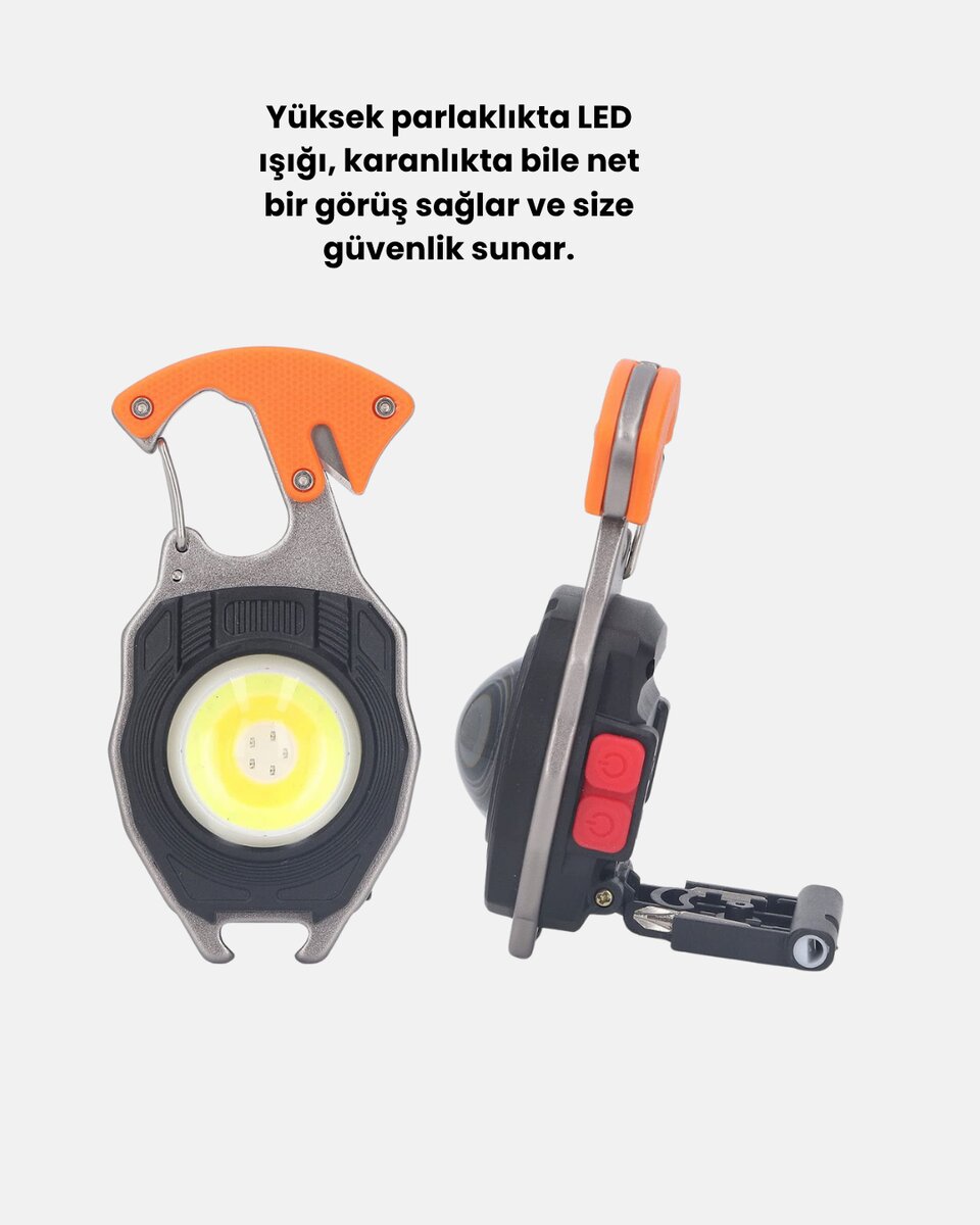 Şarj Edilebilir Çok Amaçlı Mini Fener – Güvenlik Düdüklü, Kompakt ve Hafif Tasarım Şarj Edilebilir Çok Amaçlı Mini Fener – Güvenlik Düdüklü, Kompakt ve Hafif Tasarım