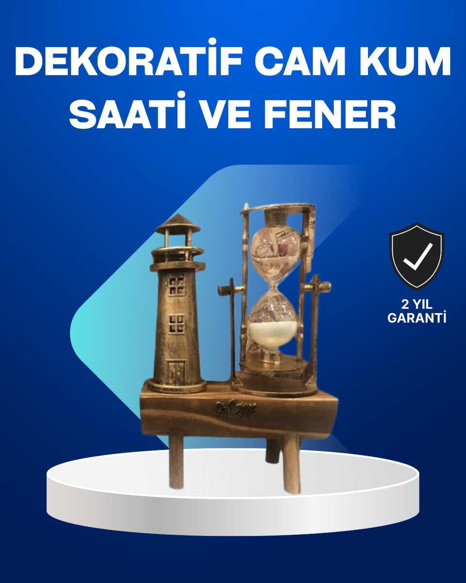 Deniz Feneri Tasarımlı Ahşap Kum Saati – Retro Masa Aksesuarı Deniz Feneri Tasarımlı Ahşap Kum Saati – Retro Masa Aksesuarı