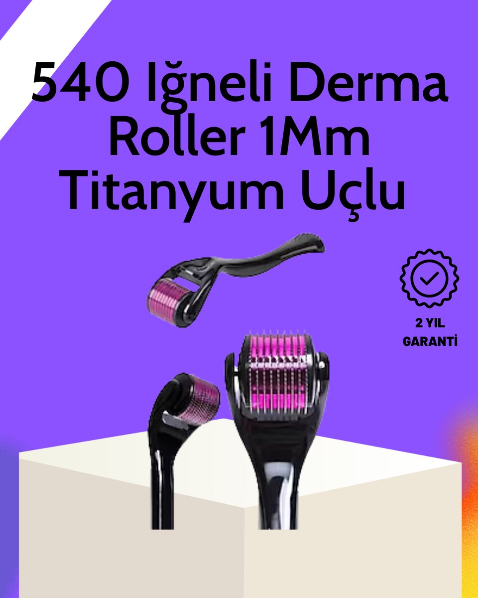 Evde Güvenli Kullanım İçin Titanyum Derma Roller – Siyah Saplı Evde Güvenli Kullanım İçin Titanyum Derma Roller – Siyah Saplı