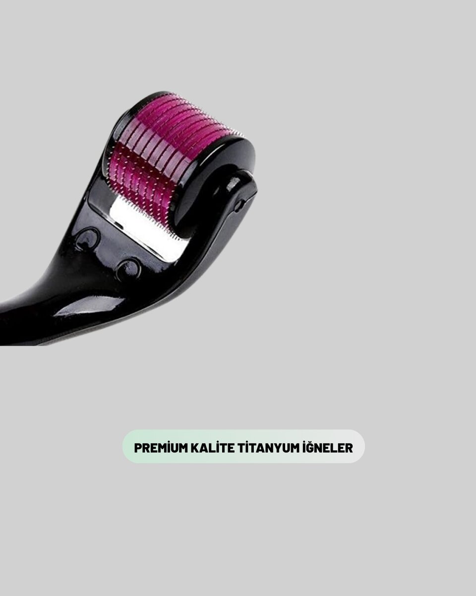 Evde Güvenli Kullanım İçin Titanyum Derma Roller – Siyah Saplı Evde Güvenli Kullanım İçin Titanyum Derma Roller – Siyah Saplı