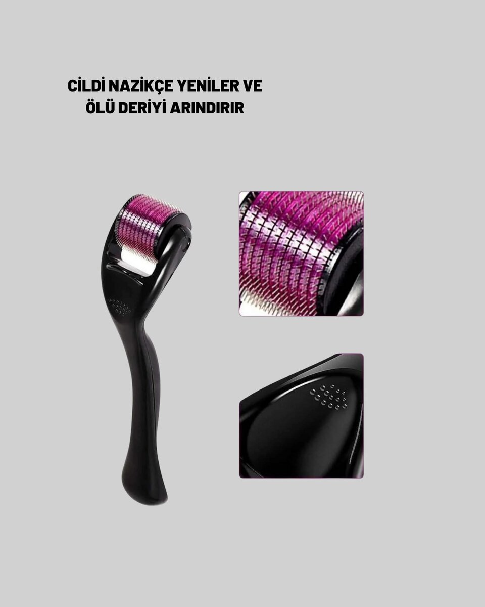 Titanyum İğneli Derma Roller – Evde Cilt Bakımı İçin Uygun Titanyum İğneli Derma Roller – Evde Cilt Bakımı İçin Uygun
