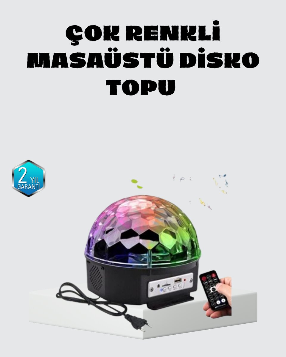 Taşınabilir Mini Disko Topu Lamba – Müzikle Senkronize Işık Efekti ve Parti Atmosferi Taşınabilir Mini Disko Topu Lamba – Müzikle Senkronize Işık Efekti ve Parti Atmosferi