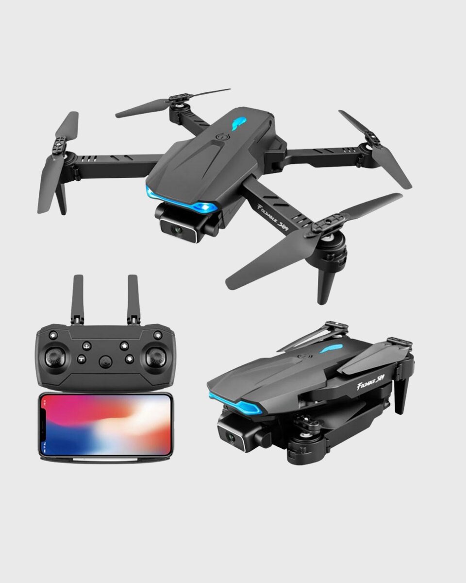 Wi-Fi Bağlantılı 4K Drone Katlanabilir ve 360° Takla Özellikli Wi-Fi Bağlantılı 4K Drone Katlanabilir ve 360° Takla Özellikli