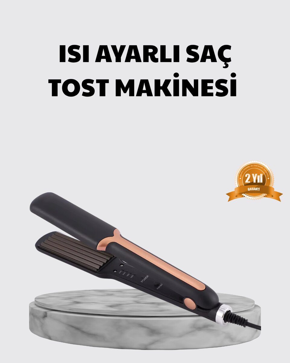 Tost Model Saç Şekillendirici Hızlı Isınan Isı Ayarlı Tost Model Saç Şekillendirici Hızlı Isınan Isı Ayarlı