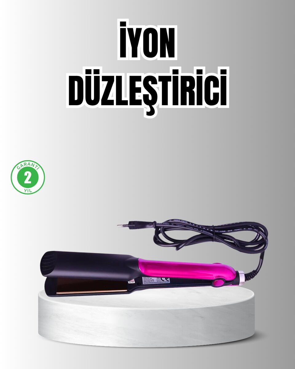 Profesyonel İyon Teknolojili Saç Düzleştirici – 220°C Hızlı Isınma ve LED Ekranlı Tasarım Profesyonel İyon Teknolojili Saç Düzleştirici – 220°C Hızlı Isınma ve LED Ekranlı Tasarım