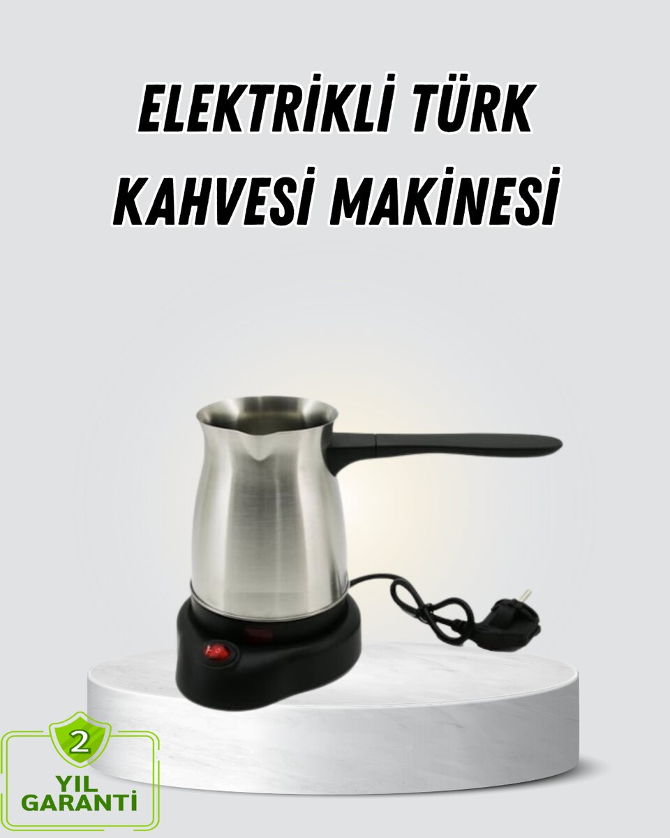 800W Paslanmaz Elektrikli Cezve Gizli Rezistans ve Ergonomik Kulp 800W Paslanmaz Elektrikli Cezve Gizli Rezistans ve Ergonomik Kulp