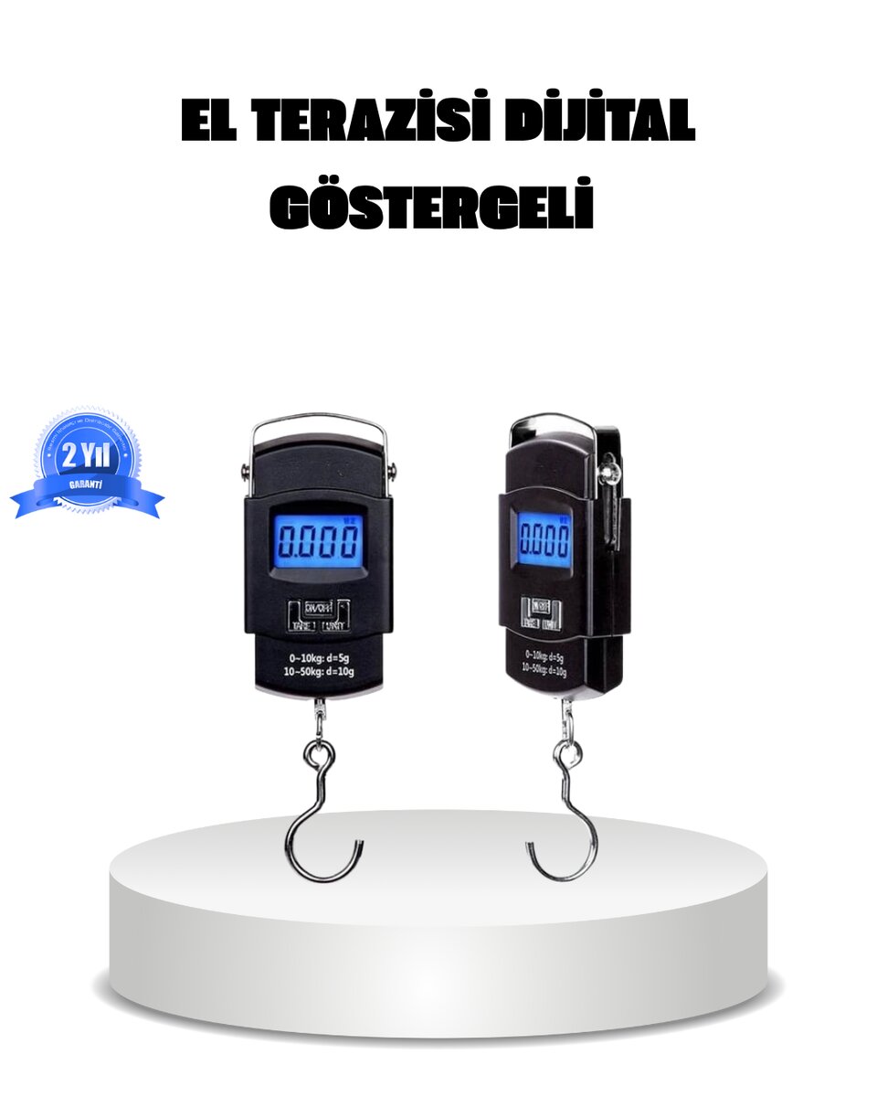 Dijital El Kantarı – 50 Kg Taşıma Kapasiteli, Taşınabilir Hassas Tartı Dijital El Kantarı – 50 Kg Taşıma Kapasiteli, Taşınabilir Hassas Tartı
