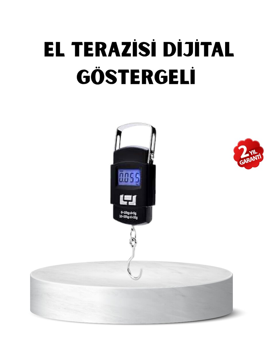 Portatif Dijital El Kantarı – Bavul, Kargo ve Paket Tartı Cihazı 50 Kg Portatif Dijital El Kantarı – Bavul, Kargo ve Paket Tartı Cihazı 50 Kg