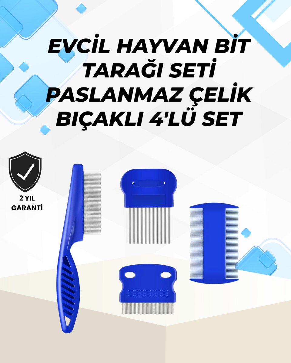 Uzun ve Kısa Tüylü Hayvanlara Özel Bit Tarağı ve Tüy Temizleme Seti Uzun ve Kısa Tüylü Hayvanlara Özel Bit Tarağı ve Tüy Temizleme Seti
