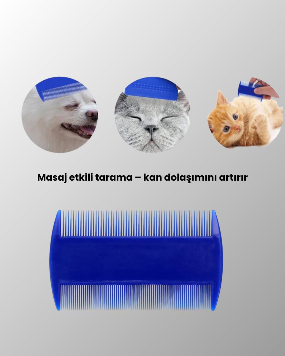 Uzun ve Kısa Tüylü Hayvanlara Özel Bit Tarağı ve Tüy Temizleme Seti Uzun ve Kısa Tüylü Hayvanlara Özel Bit Tarağı ve Tüy Temizleme Seti