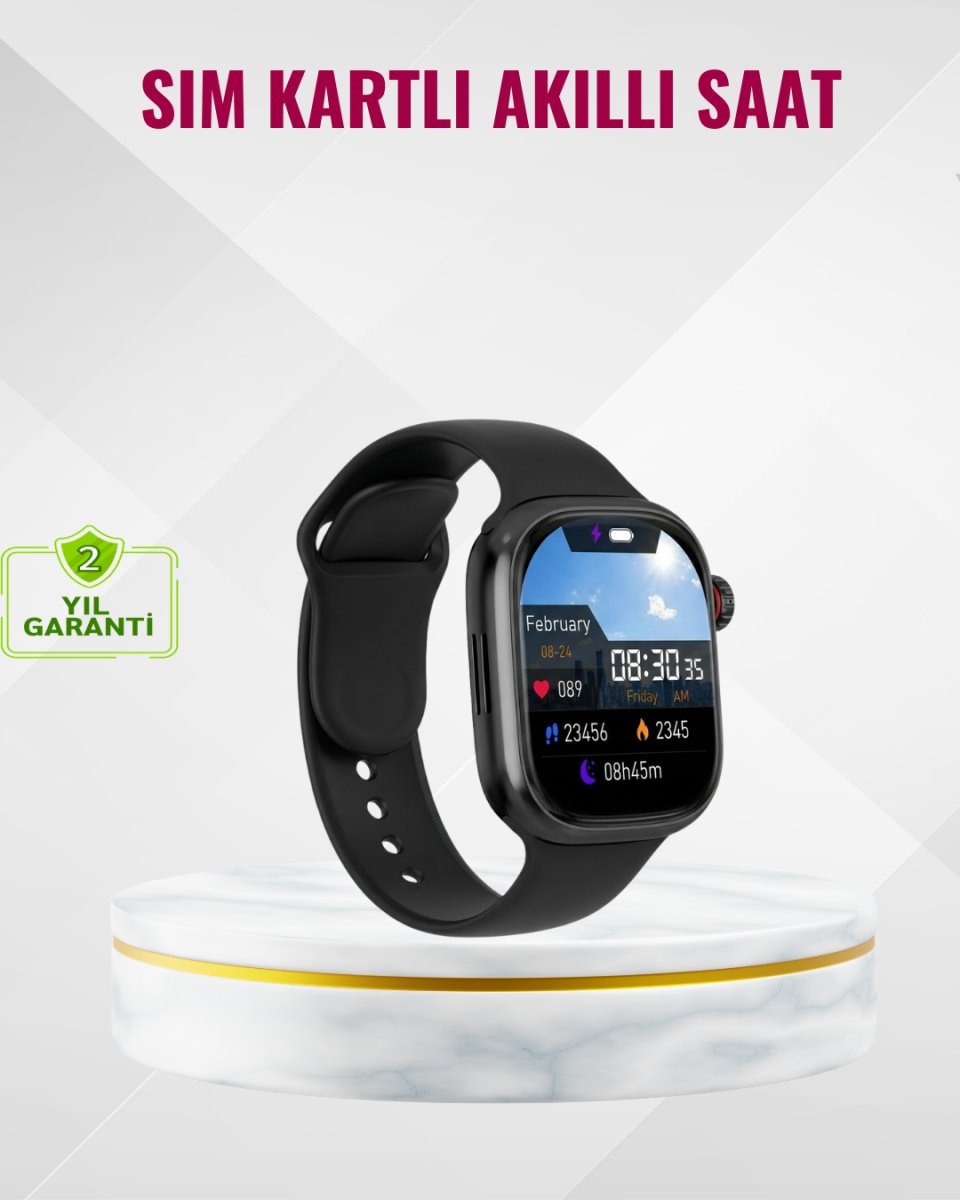 Uyku Takipli GPS’li SIM Kart Destekli Akıllı Saat Uyku Takipli GPS’li SIM Kart Destekli Akıllı Saat