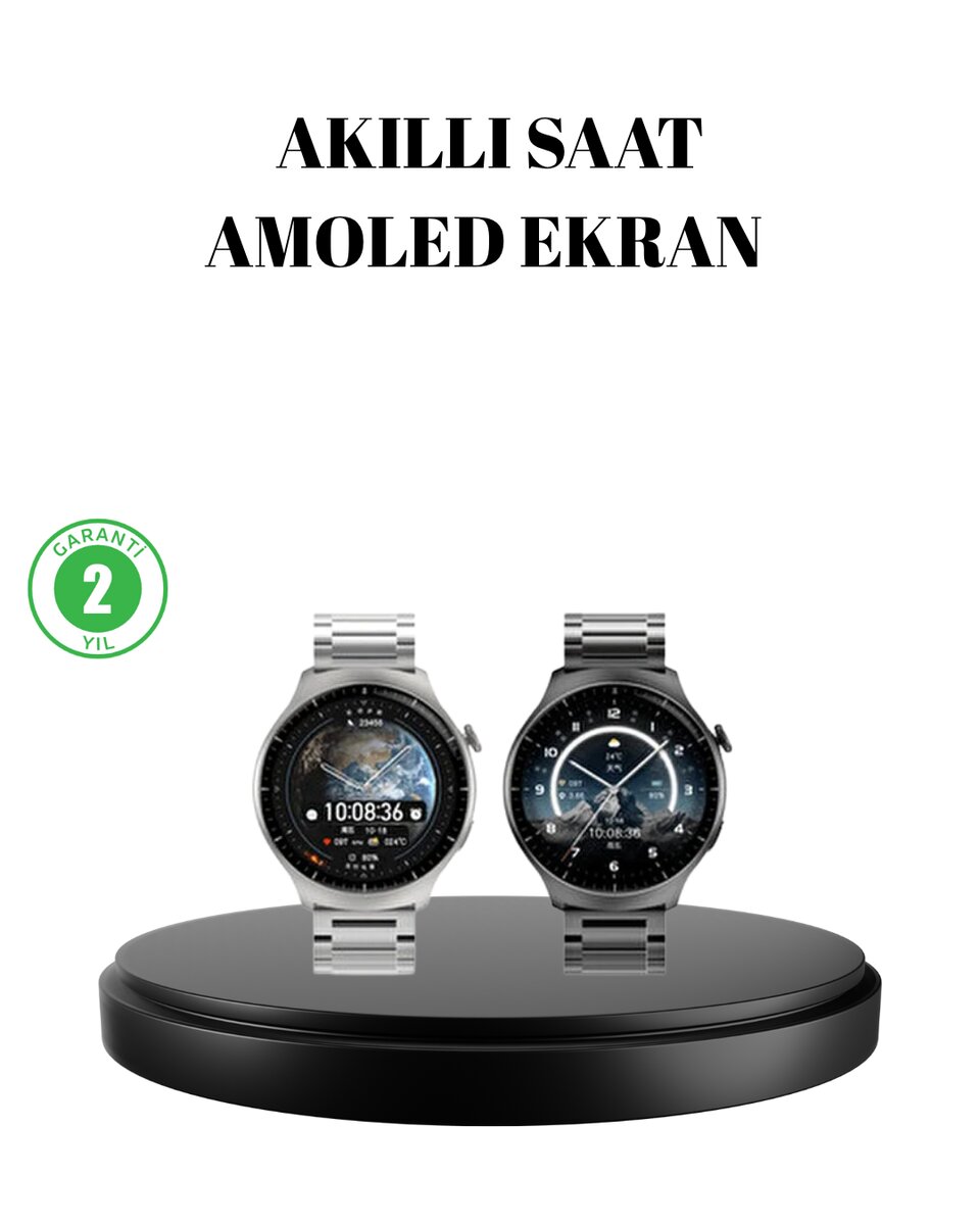 Akıllı Saat NFC – Bluetooth Arama ve Kablosuz Şarj Özellikli Akıllı Saat NFC – Bluetooth Arama ve Kablosuz Şarj Özellikli
