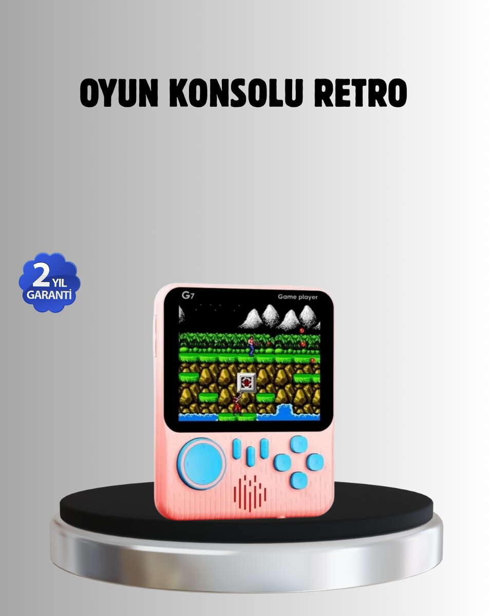 Retro Oyun Konsolu – 3.5 İnç Ekran, 666 Klasik Oyun, TV Bağlantılı Retro Oyun Konsolu – 3.5 İnç Ekran, 666 Klasik Oyun, TV Bağlantılı