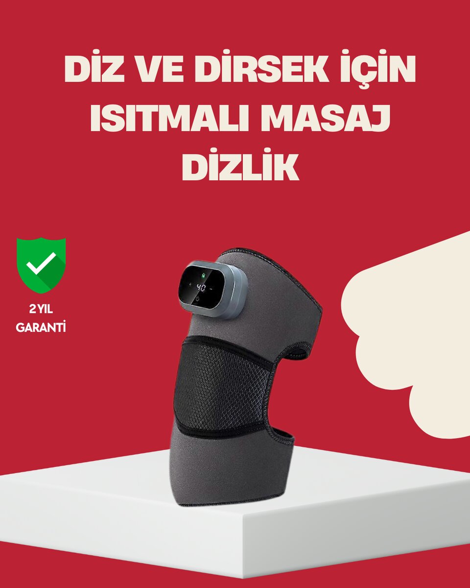 3 Seviyeli Titreşimli Isıtmalı Diz Bakım Masaj Cihazı 3 Seviyeli Titreşimli Isıtmalı Diz Bakım Masaj Cihazı