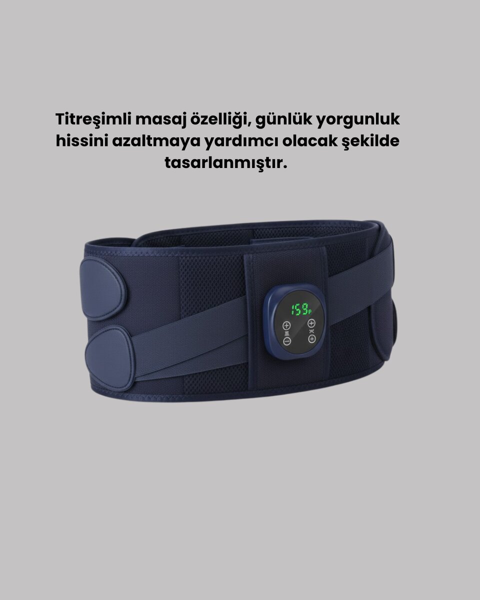 Bel Boyun Karın Masajı İçin Çok Amaçlı Masaj Kemeri Bel Boyun Karın Masajı İçin Çok Amaçlı Masaj Kemeri