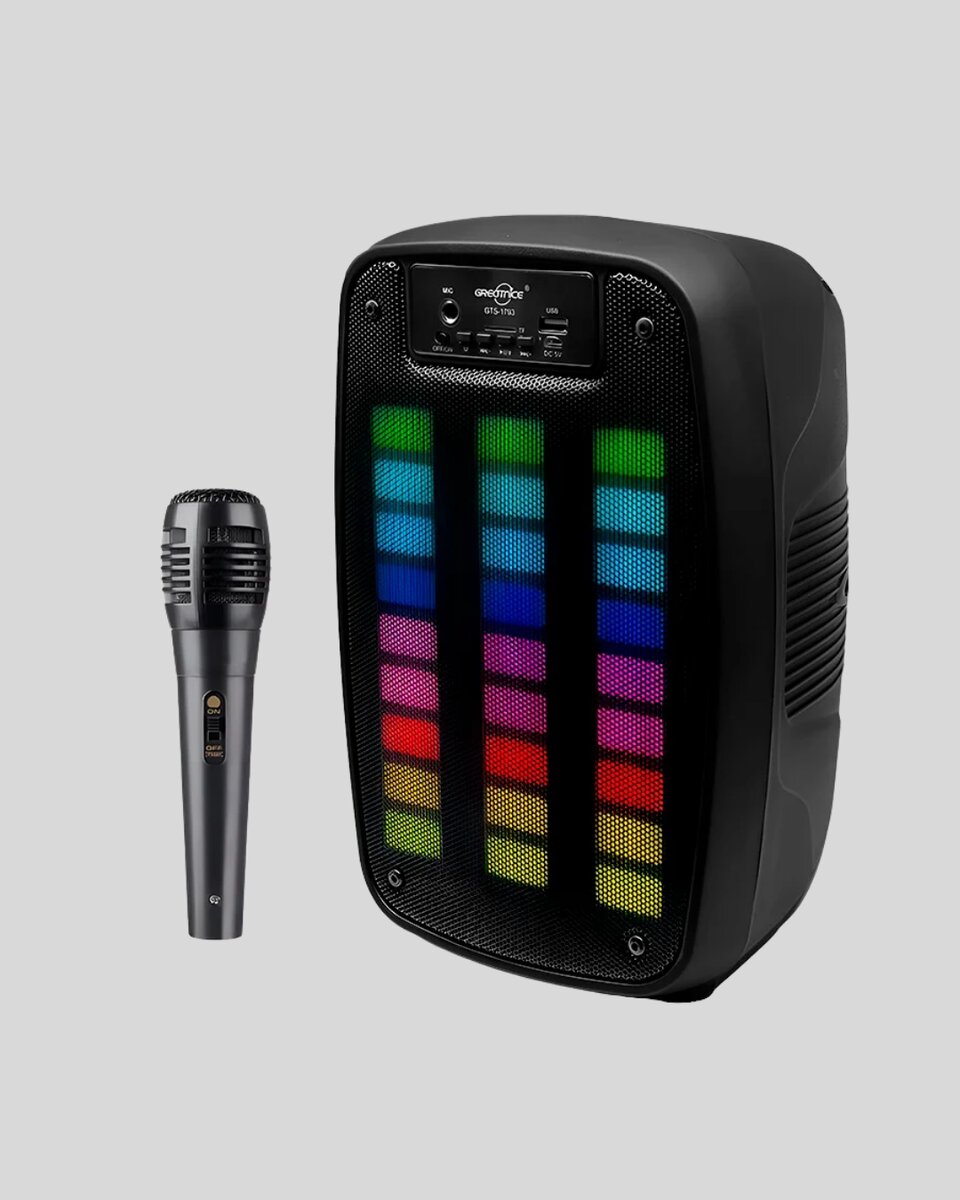 GTS 1793 Kablosuz Bluetooth Hoparlör 6.5 İnç Işıklı ve Güçlü Bass GTS 1793 Kablosuz Bluetooth Hoparlör 6.5 İnç Işıklı ve Güçlü Bass