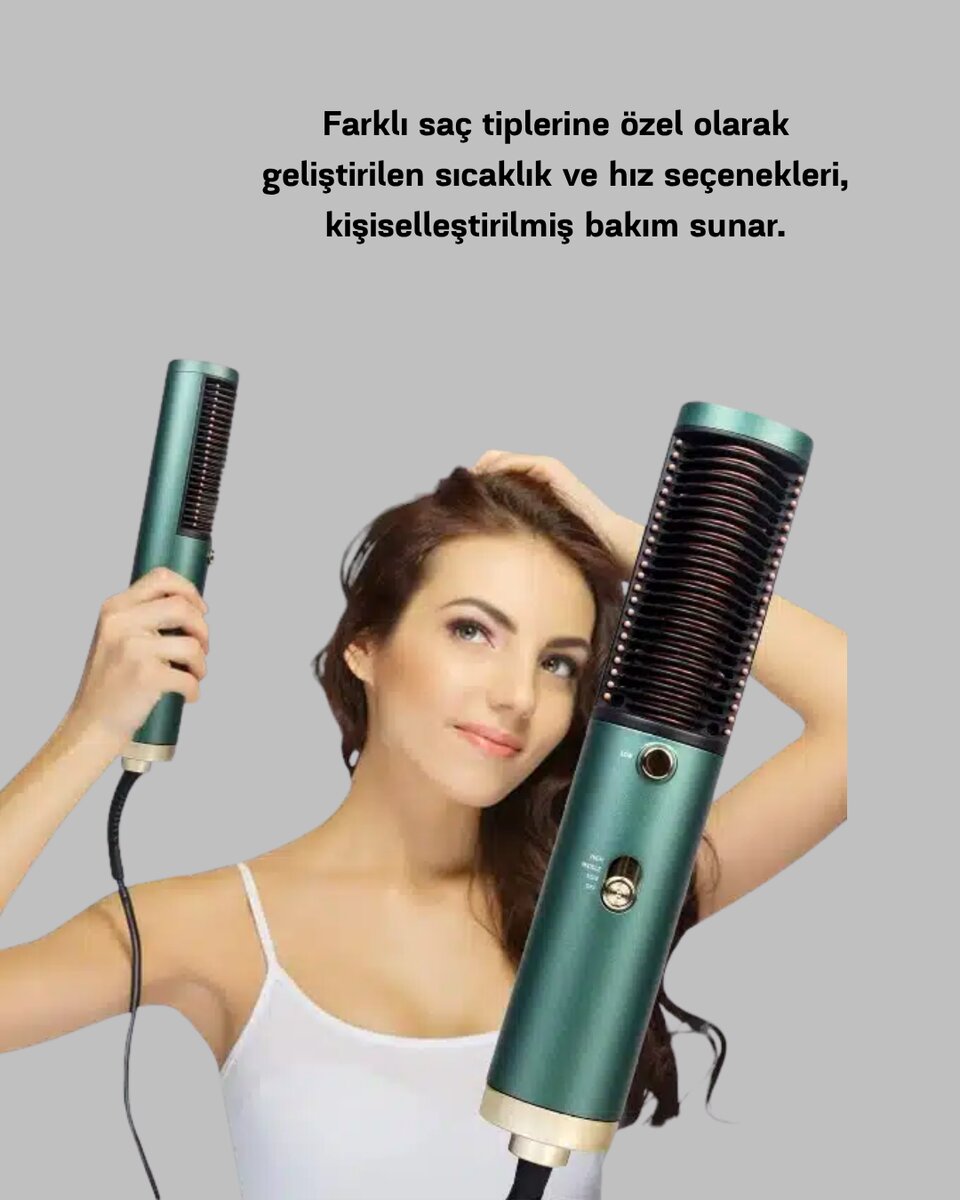 Güçlü İyonik Saç Kurutma Makinesi 3 Kademeli Isı ve 360° Dönebilen Kablo Güçlü İyonik Saç Kurutma Makinesi 3 Kademeli Isı ve 360° Dönebilen Kablo