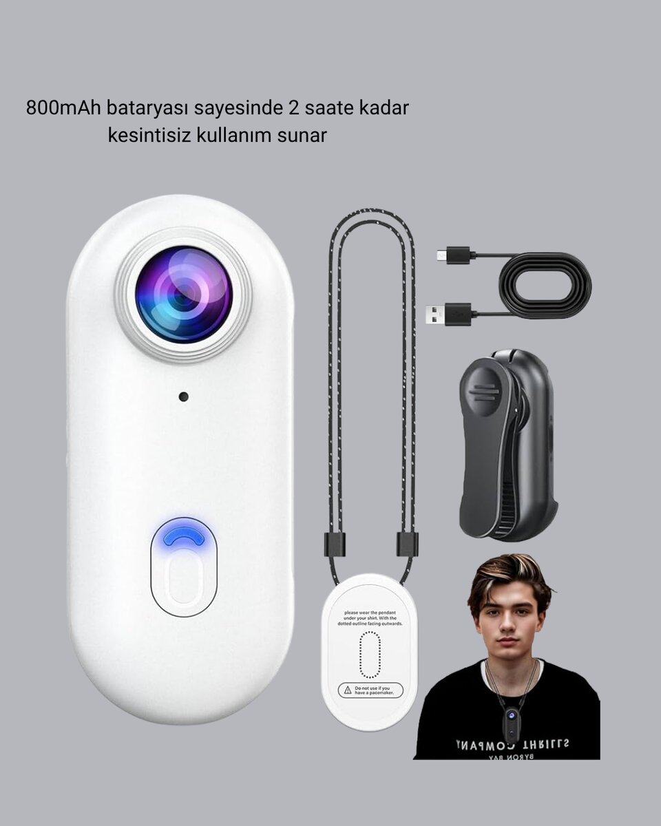 1080P Suya Dayanıklı Aksiyon Spor Kamerası 120° Geniş Açı ve WiFi Destekli 1080P Suya Dayanıklı Aksiyon Spor Kamerası 120° Geniş Açı ve WiFi Destekli