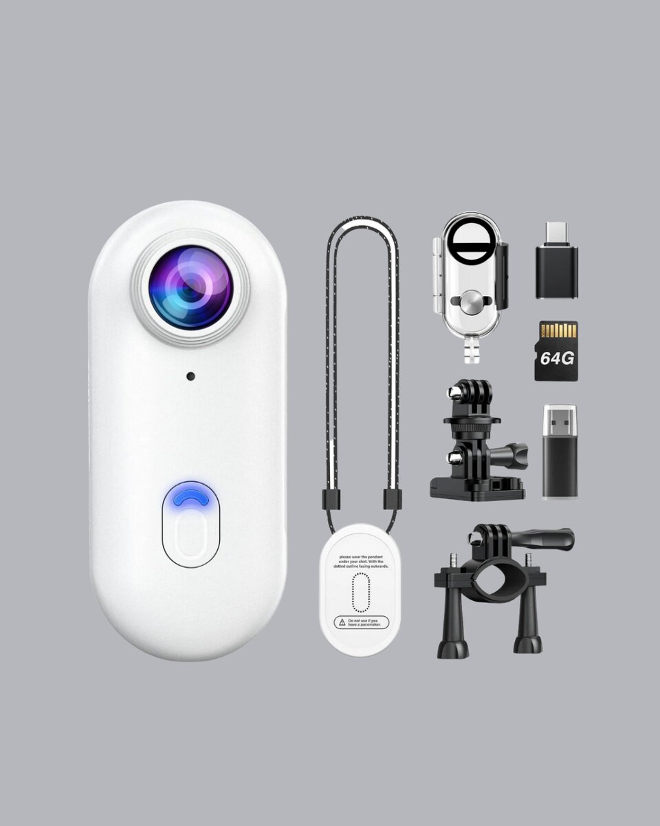 1080P Suya Dayanıklı Aksiyon Spor Kamerası 120° Geniş Açı ve WiFi Destekli 1080P Suya Dayanıklı Aksiyon Spor Kamerası 120° Geniş Açı ve WiFi Destekli