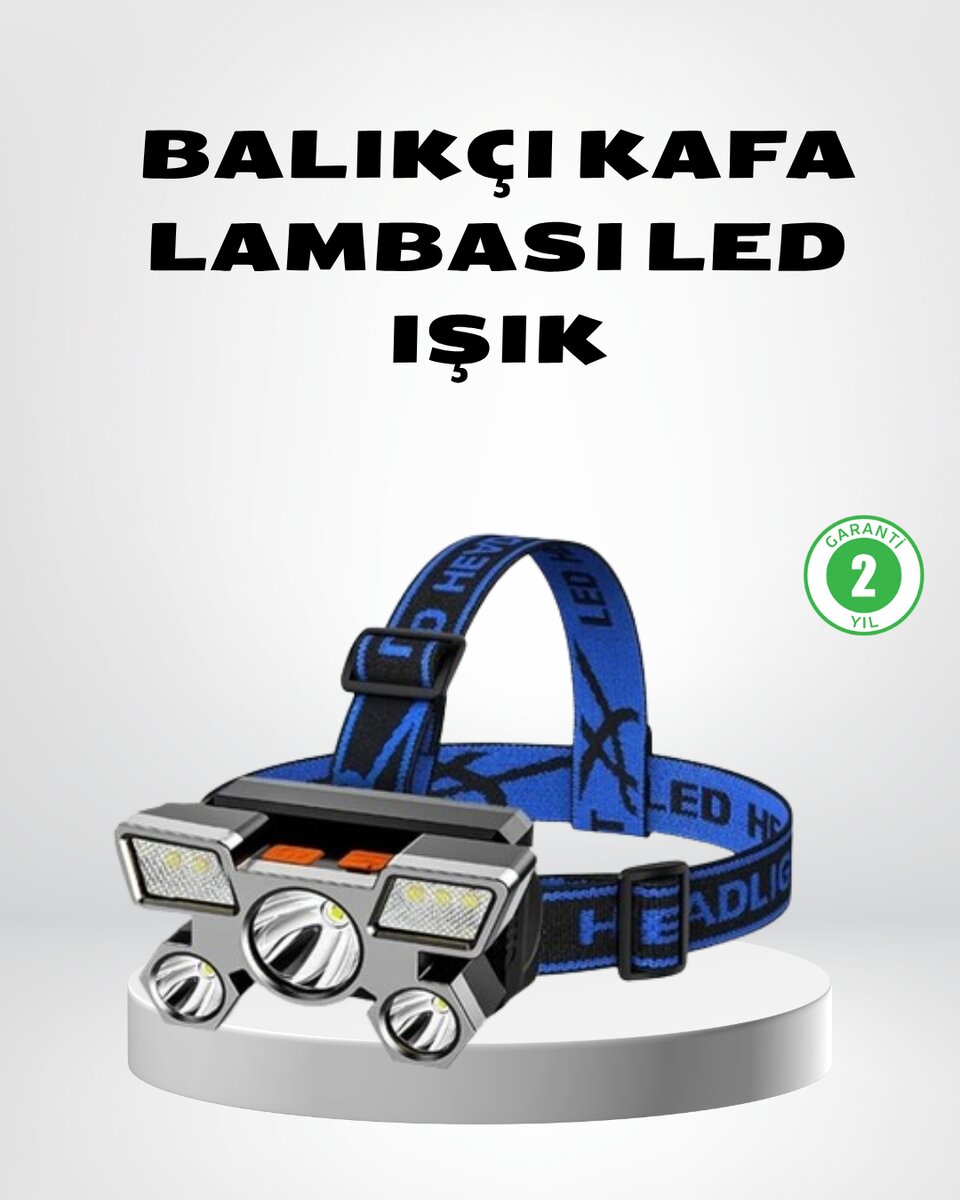 Şarj Edilebilir LED Kafa Feneri – 4 Işık Modu, IPX5 Su Geçirmez, Hareket Sensörlü Şarj Edilebilir LED Kafa Feneri – 4 Işık Modu, IPX5 Su Geçirmez, Hareket Sensörlü