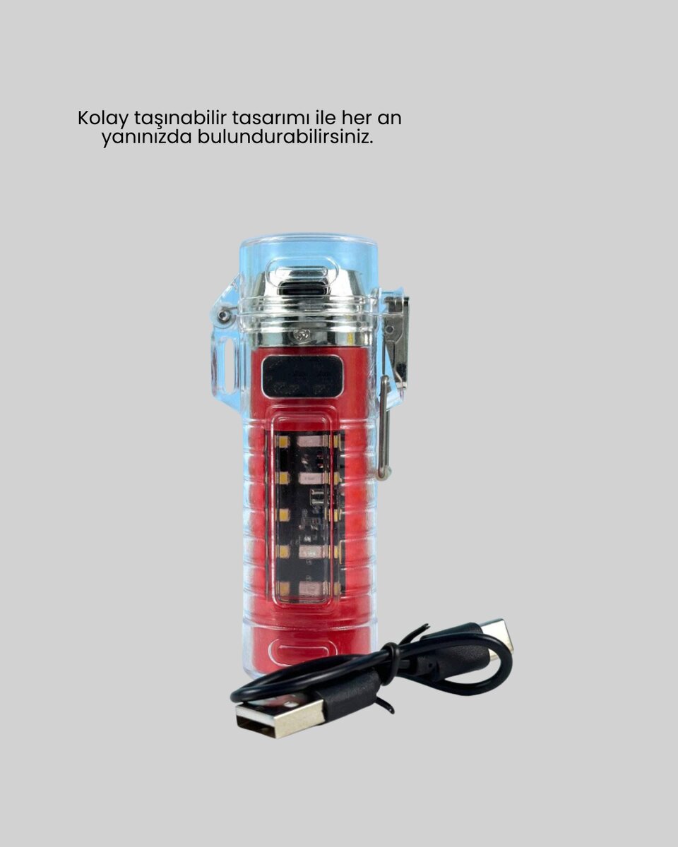 Rüzgar Geçirmez Elektrikli Çakmak Hayatta Kalma Tasarımlı Rüzgar Geçirmez Elektrikli Çakmak Hayatta Kalma Tasarımlı
