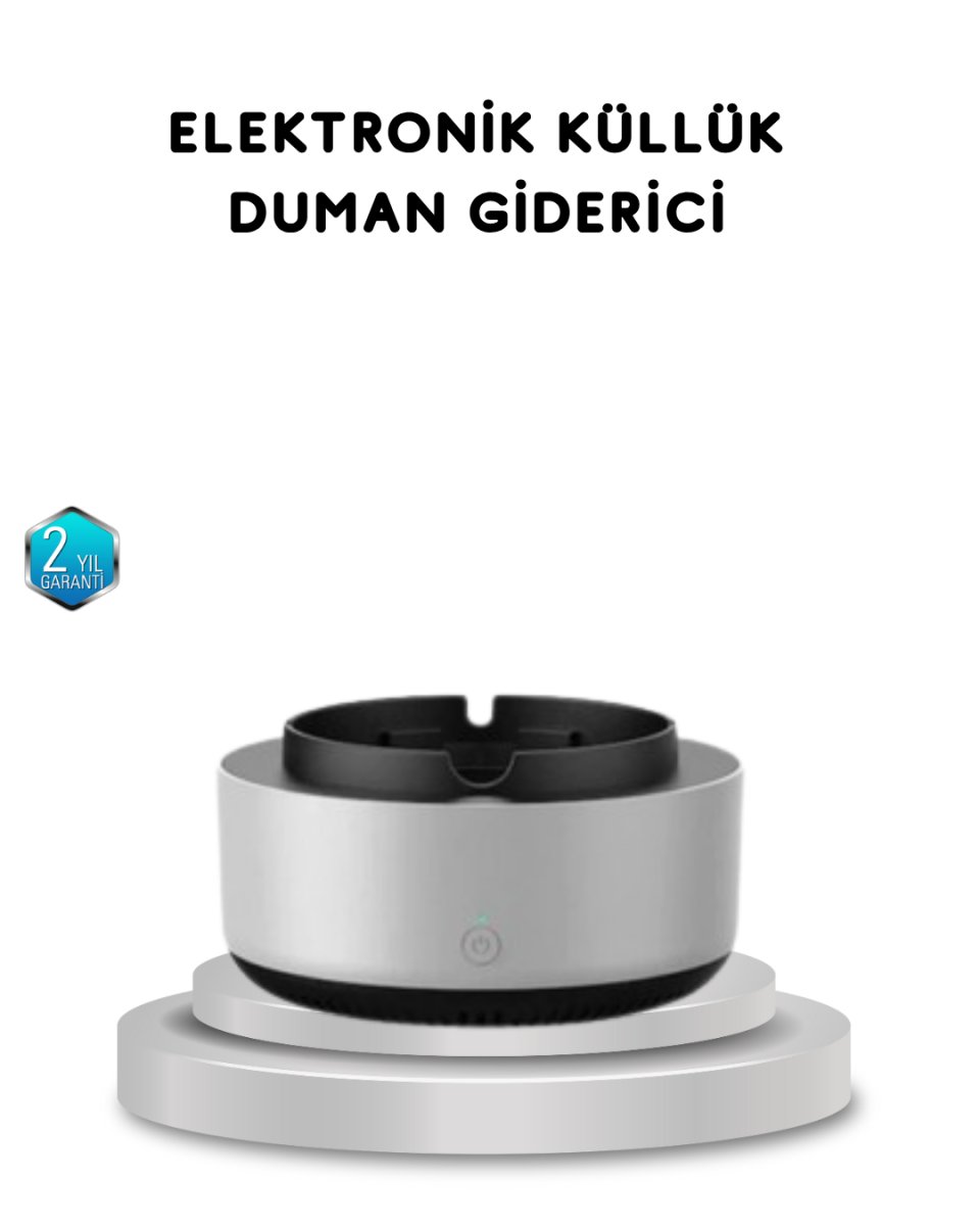 Sigara Dumanı ve Koku Giderici Hava Temizleyici Küllük – 2 Katmanlı Filtreli Sigara Dumanı ve Koku Giderici Hava Temizleyici Küllük – 2 Katmanlı Filtreli