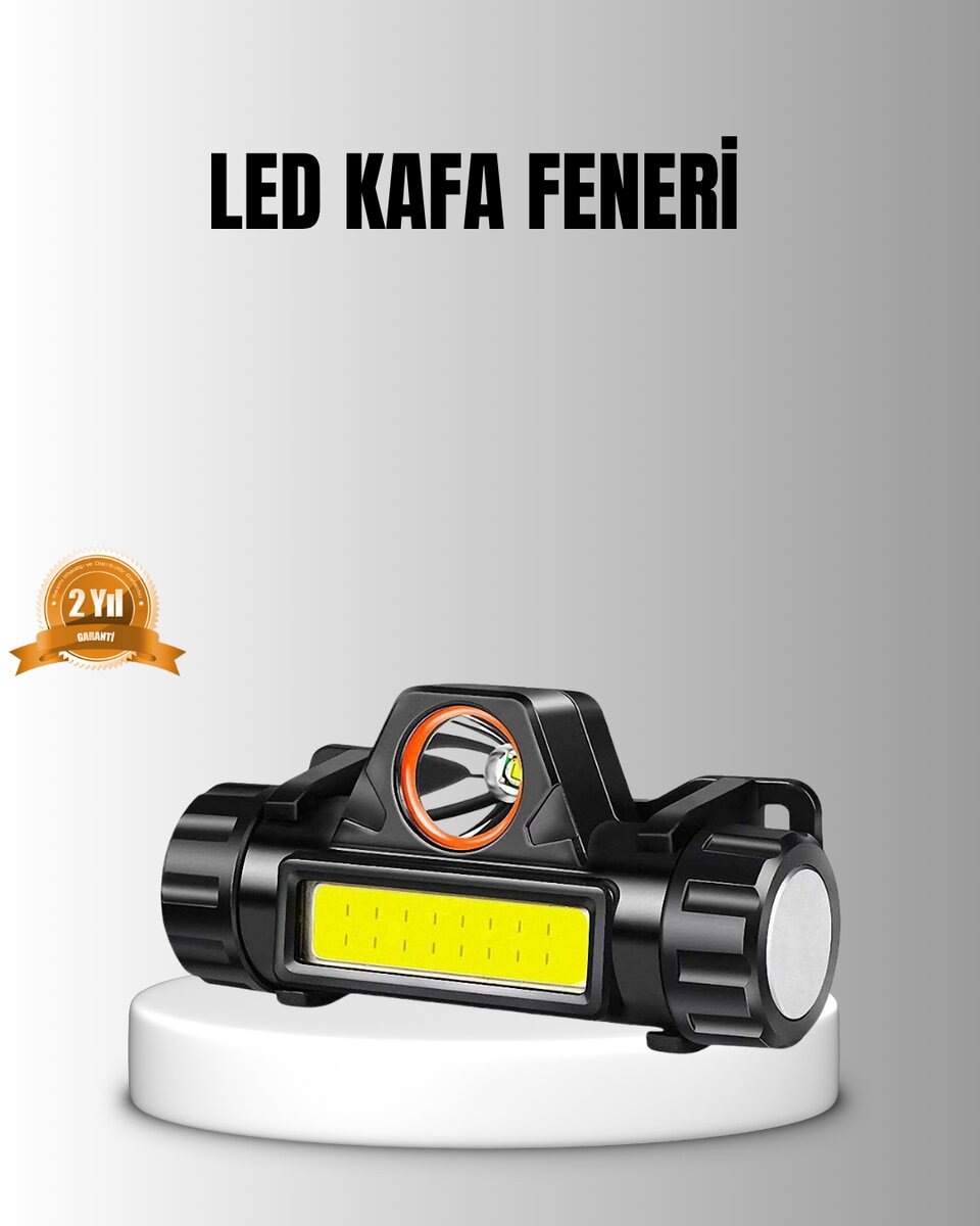 Şarjlı LED Kafa Feneri – Çift Fonksiyonlu, 200LM Işık Gücü, IP44 Suya Dayanıklı Şarjlı LED Kafa Feneri – Çift Fonksiyonlu, 200LM Işık Gücü, IP44 Suya Dayanıklı