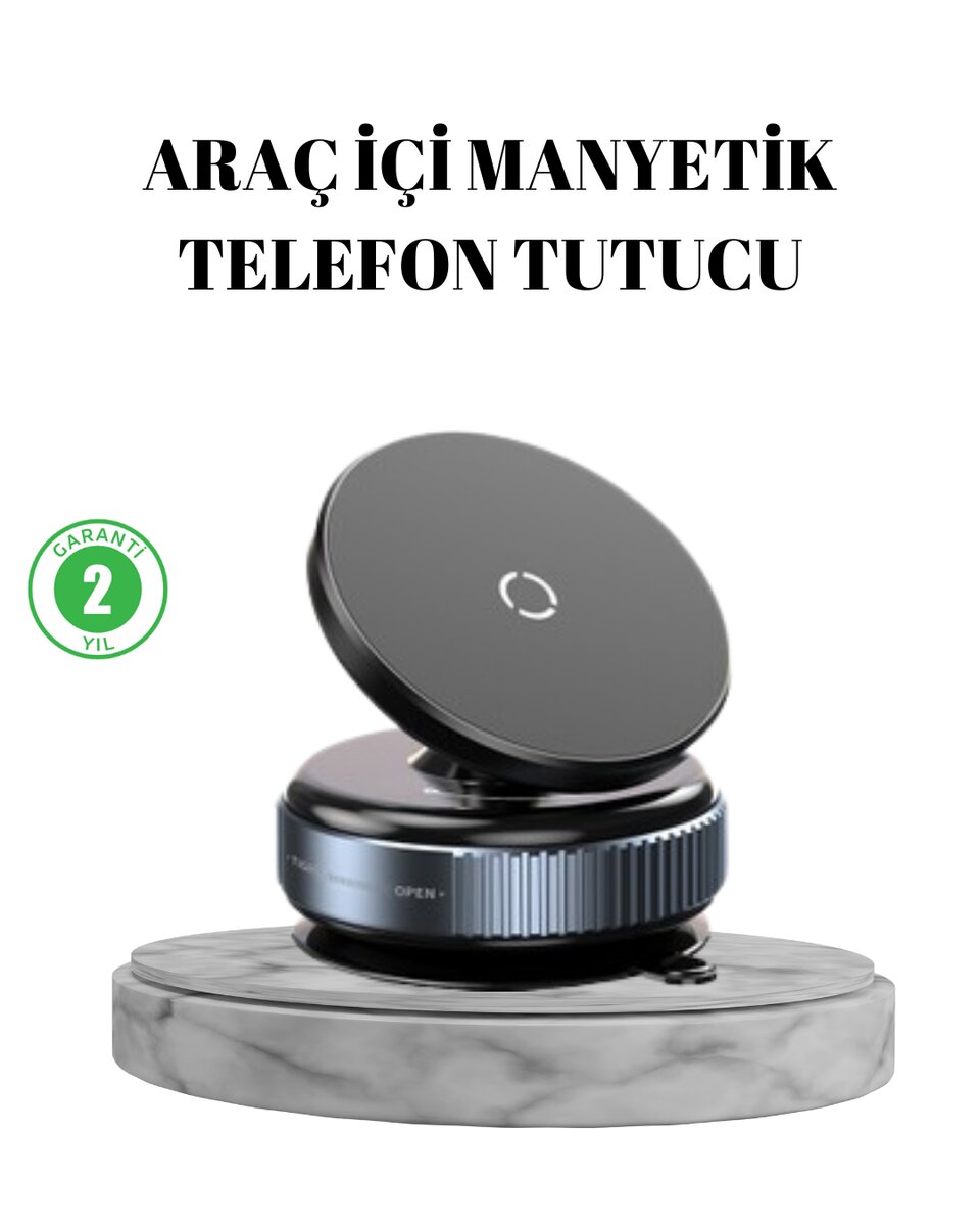 Vakumlu Vantuzlu Mıknatıslı Telefon Tutucu 360 Derece Döner Vakumlu Vantuzlu Mıknatıslı Telefon Tutucu 360 Derece Döner