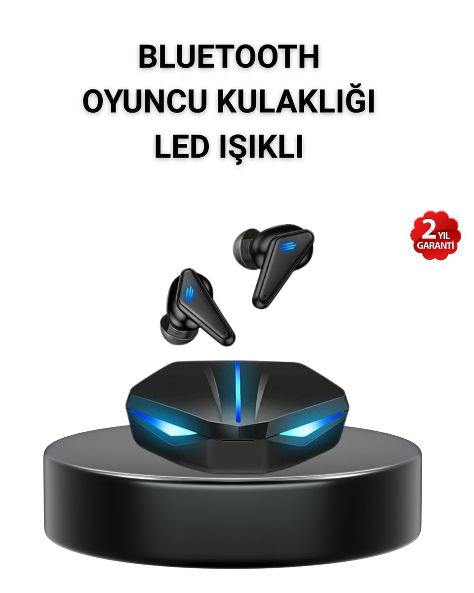 Bluetooth 5.0 Oyun ve Müzik Kulaklığı – 3D Ses Kalitesi Bluetooth 5.0 Oyun ve Müzik Kulaklığı – 3D Ses Kalitesi