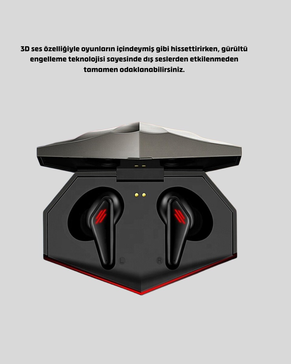 Düşük Gecikmeli Gaming Bluetooth Kulaklık