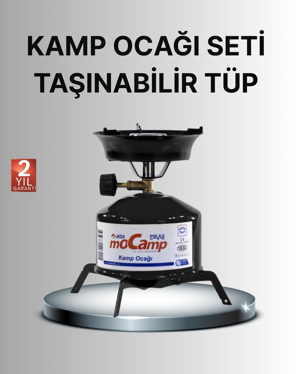 Kompakt Kamp Ocağı Seti Gaz Tüplü Ayarlanabilir Alevli 400g Hafif Tasarım Kompakt Kamp Ocağı Seti Gaz Tüplü Ayarlanabilir Alevli 400g Hafif Tasarım