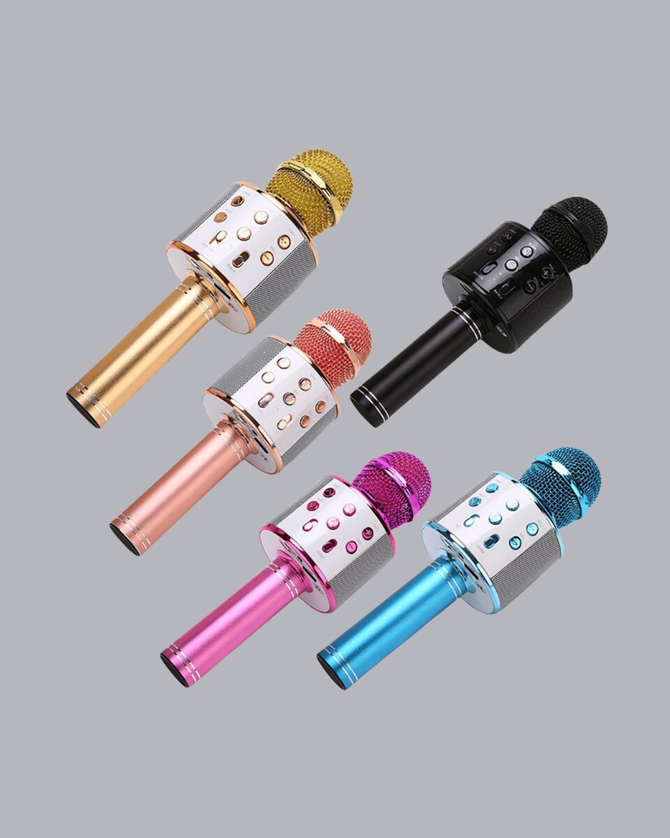 Kablosuz Bluetooth Karaoke Mikrofon Yankı Efektli Kablosuz Bluetooth Karaoke Mikrofon Yankı Efektli