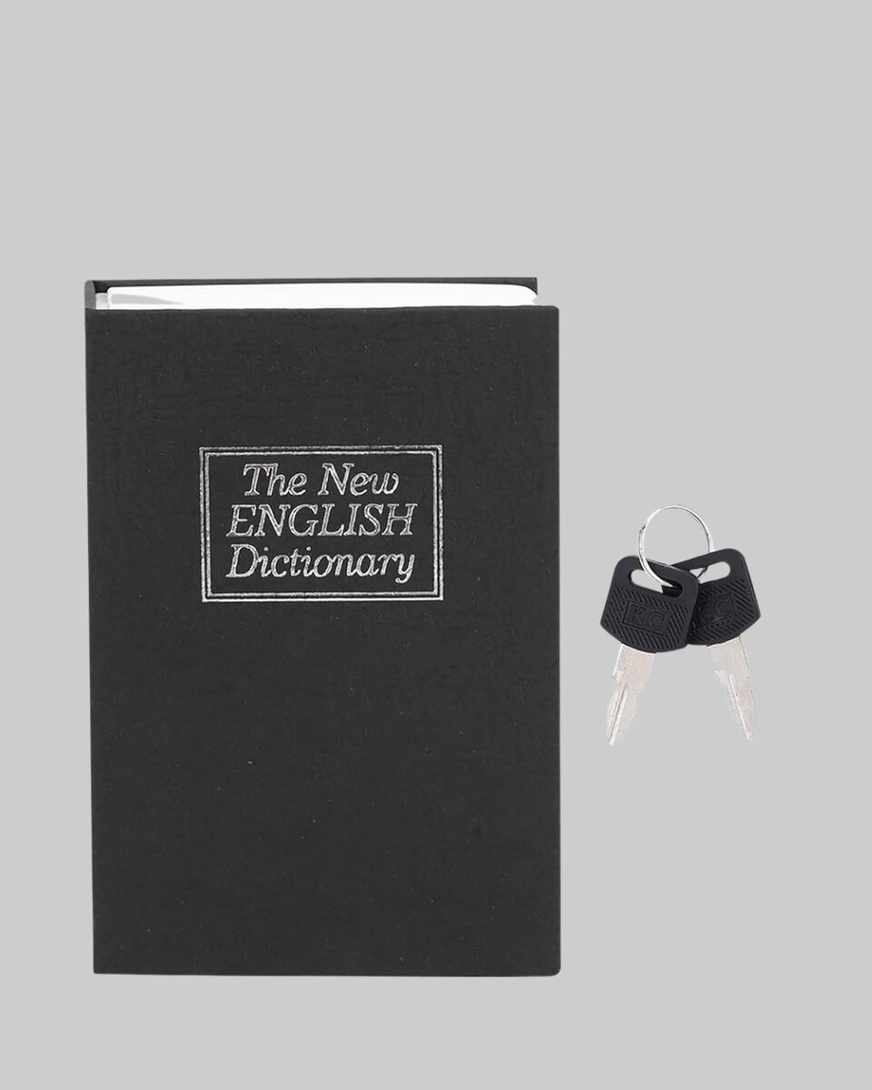 Gizli Kitap Kasa – Metal Gövdeli, Anahtarlı Gizli Kitap Kasa – Metal Gövdeli, Anahtarlı
