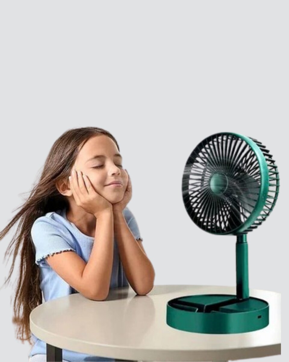 Katlanabilir Mini Fan – 3 Kademeli Soğutma, Şarjlı Katlanabilir Mini Fan – 3 Kademeli Soğutma, Şarjlı