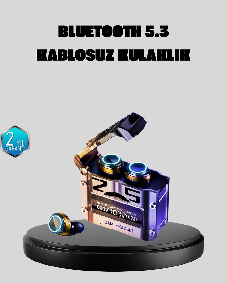 Bluetooth 5.3 Kablosuz Kulaklık – Ultra HD Ses Kalitesi, Gürültü Engelleme Bluetooth 5.3 Kablosuz Kulaklık – Ultra HD Ses Kalitesi, Gürültü Engelleme
