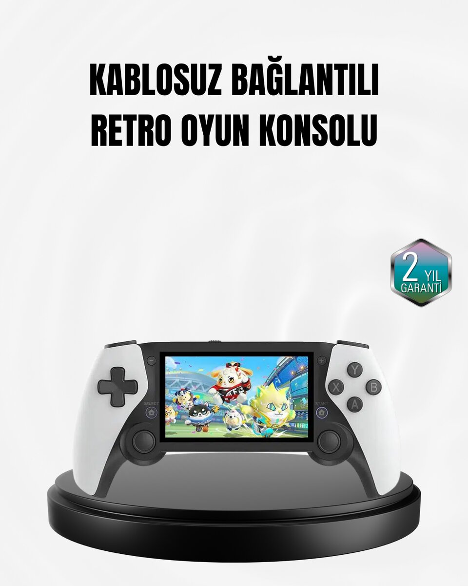 4.3 İnç Ekranlı Retro Oyun Konsolu – 64 GB Hafızalı, Şarjlı ve Multimedya Destekli 4.3 İnç Ekranlı Retro Oyun Konsolu – 64 GB Hafızalı, Şarjlı ve Multimedya Destekli