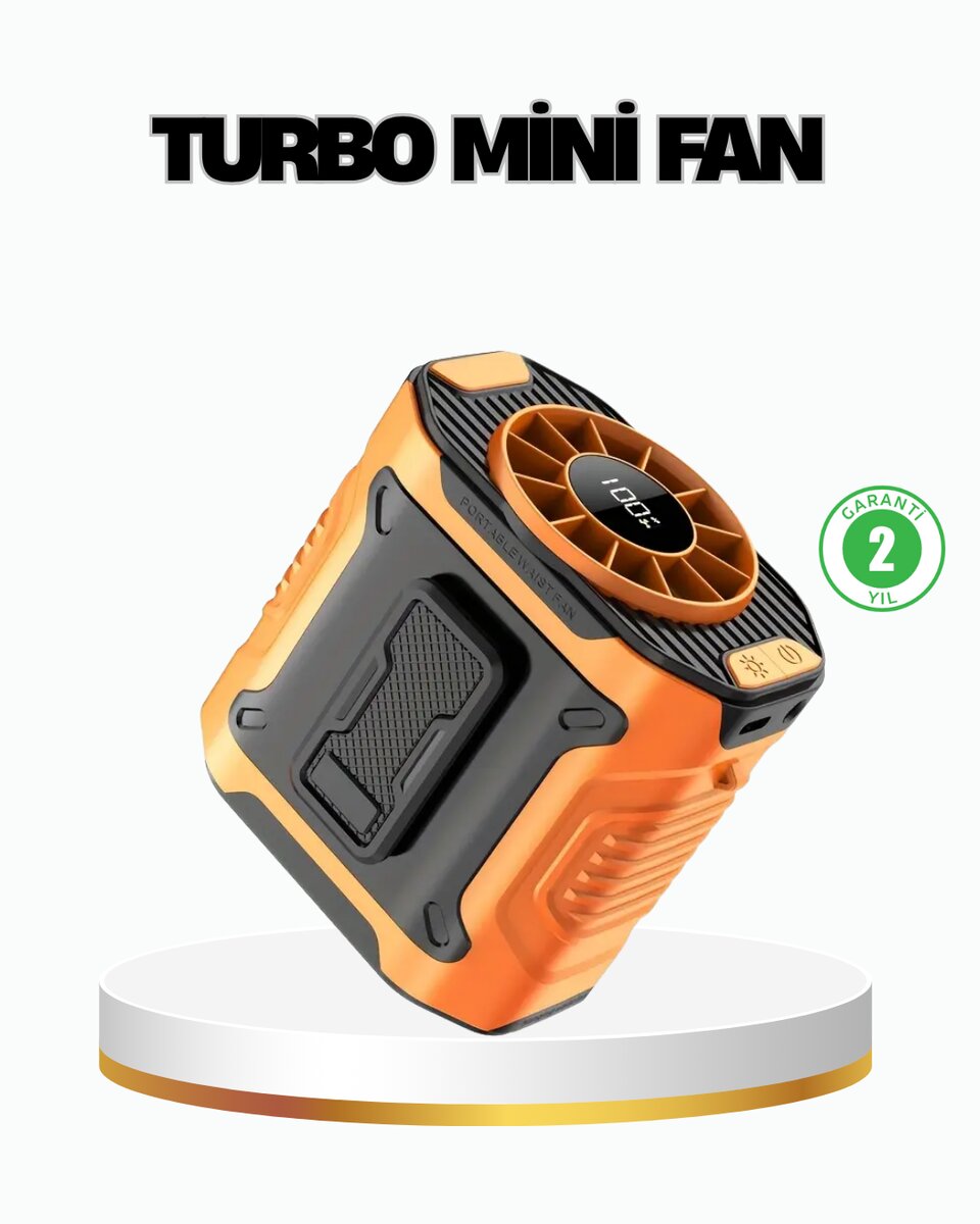 Turbo Mini Taşınabilir Fan – 100 Kademeli Dijital Hız Kontrolü ve Type-C Şarj (Kopya) Turbo Mini Taşınabilir Fan – 100 Kademeli Dijital Hız Kontrolü ve Type-C Şarj (Kopya)