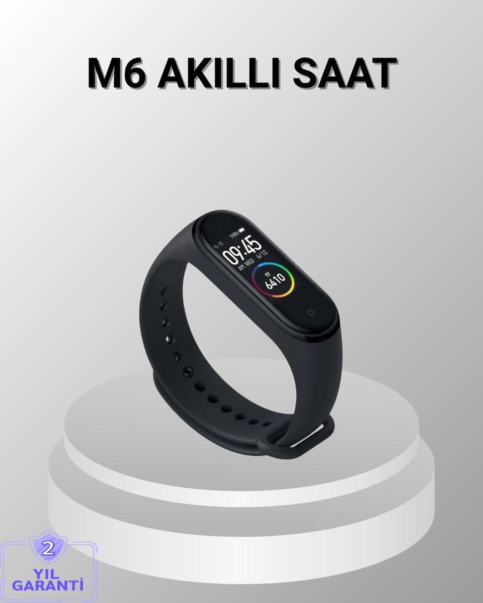 Akıllı Bileklik – Adım Sayar, Kalp Atış Ölçer, Uyku Takipli ve Suya Dayanıklı Akıllı Bileklik – Adım Sayar, Kalp Atış Ölçer, Uyku Takipli ve Suya Dayanıklı