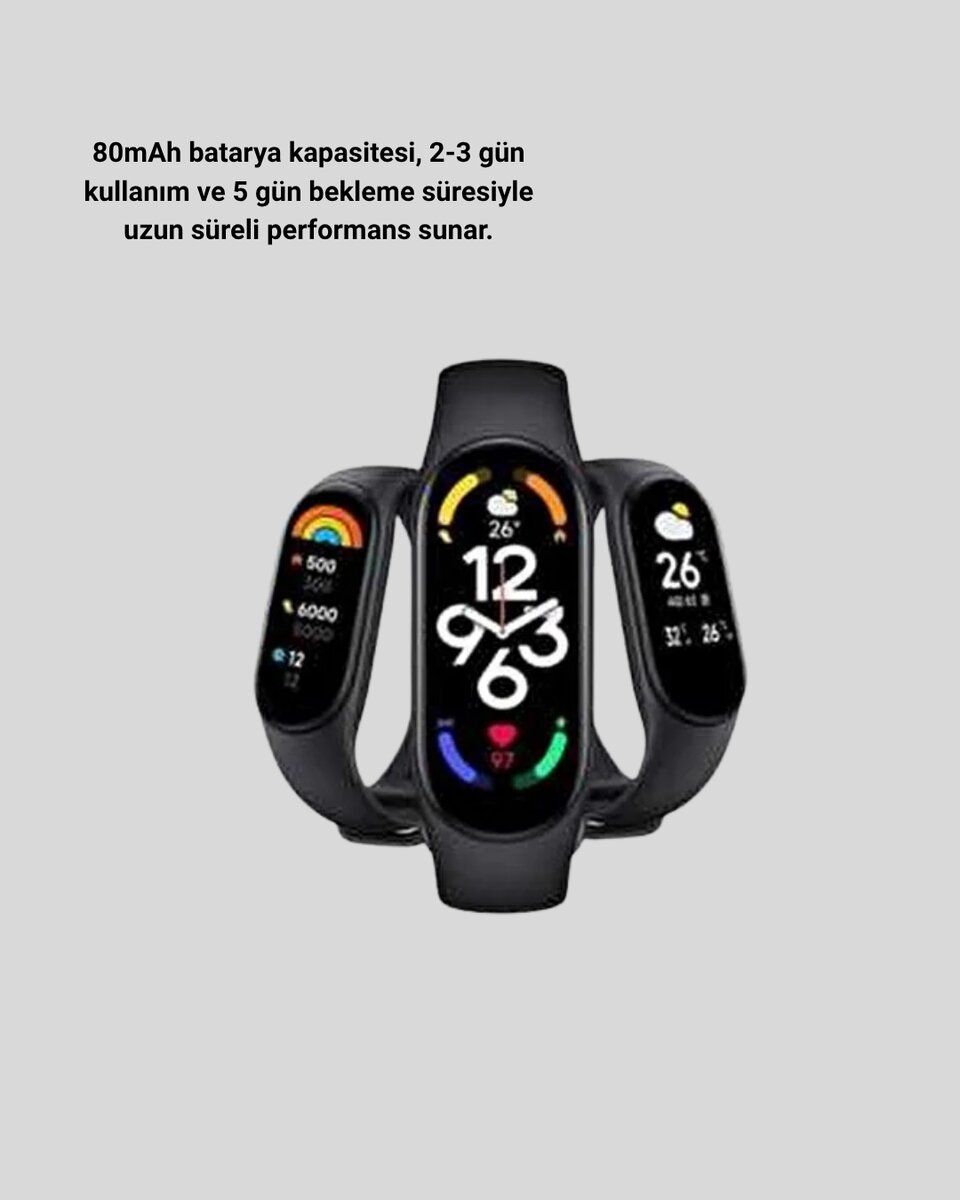 Akıllı Bileklik – Adım Sayar, Kalp Atış Ölçer, Uyku Takipli ve Suya Dayanıklı Akıllı Bileklik – Adım Sayar, Kalp Atış Ölçer, Uyku Takipli ve Suya Dayanıklı