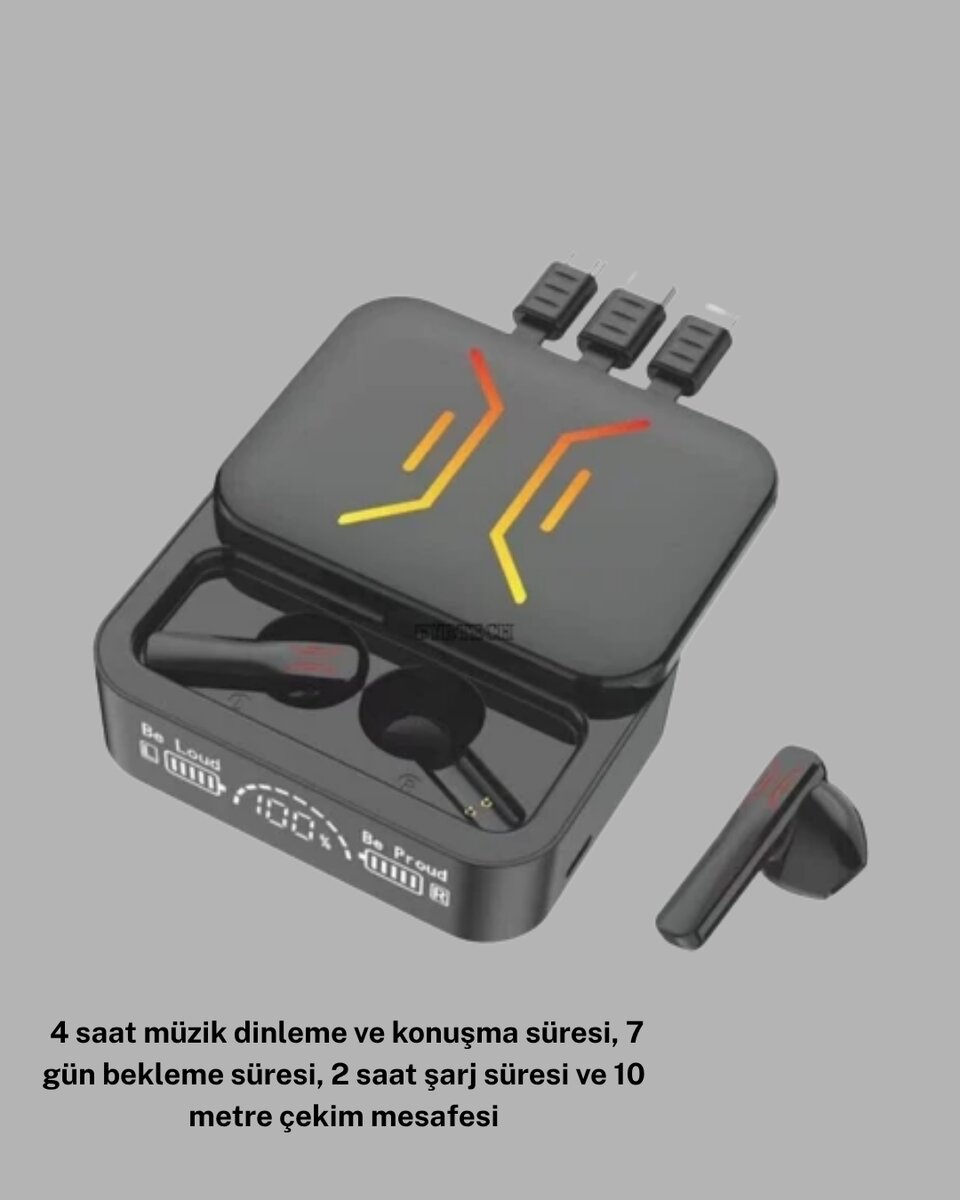 Bluetooth 5.3 Kulaklık – Kablolu & Kablosuz Kullanım, 2000 mAh Powerbank, 4 Saat Kesintisiz Müzik Bluetooth 5.3 Kulaklık – Kablolu & Kablosuz Kullanım, 2000 mAh Powerbank, 4 Saat Kesintisiz Müzik