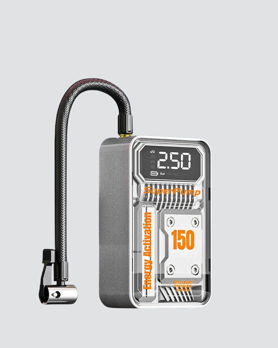 Şarjlı Kablosuz Hava Pompası – 150 PSI Basınç, LED Ekran ve 6000mAh Batarya Şarjlı Kablosuz Hava Pompası – 150 PSI Basınç, LED Ekran ve 6000mAh Batarya