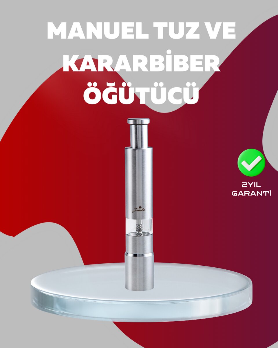 Ergonomik Tasarımlı, Nem Geçirmez Kapaklı Baharat Öğütücü Ergonomik Tasarımlı, Nem Geçirmez Kapaklı Baharat Öğütücü