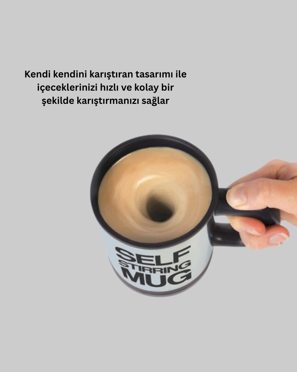 Akıllı Kendi Kendini Karıştıran Termal Kupa – Paslanmaz Çelik Akıllı Kendi Kendini Karıştıran Termal Kupa – Paslanmaz Çelik