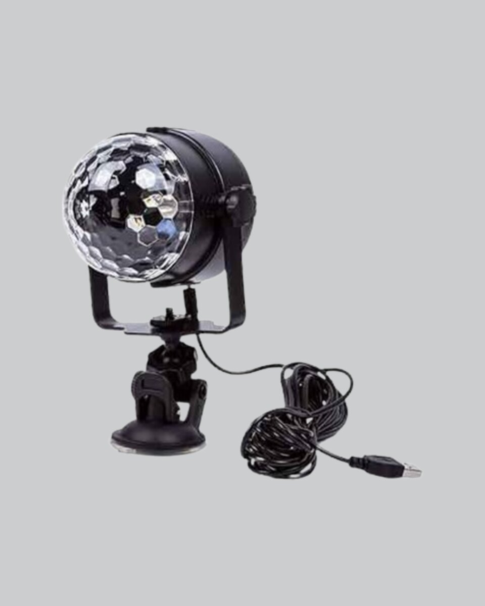 Ritme Duyarlı LED Disko Topu – Renkli Işık Gösterili Parti Lambası Ritme Duyarlı LED Disko Topu – Renkli Işık Gösterili Parti Lambası