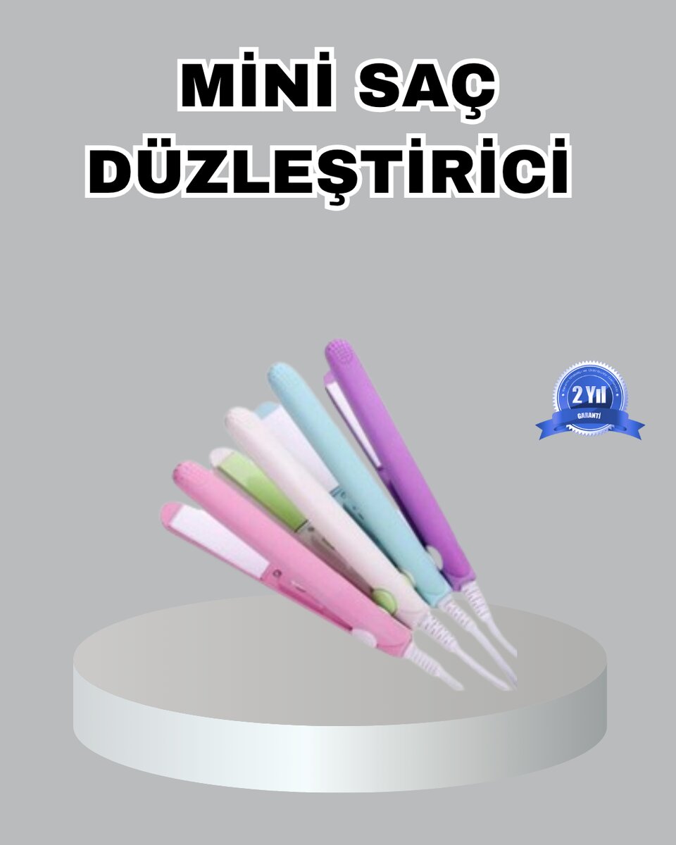 Mini Seramik Saç Düzleştirici – Kompakt Boy, 180°C Hızlı Isınma, Seyahat Tipi Mini Seramik Saç Düzleştirici – Kompakt Boy, 180°C Hızlı Isınma, Seyahat Tipi