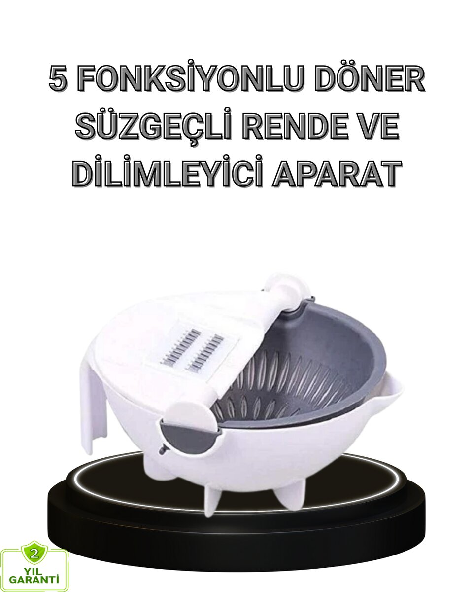 Çok Fonksiyonlu Döner Rende Süzgeç Hazneli Ergonomik Sebze Doğrayıcı Çok Fonksiyonlu Döner Rende Süzgeç Hazneli Ergonomik Sebze Doğrayıcı