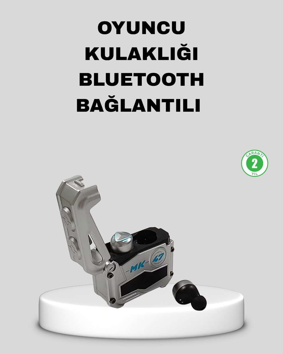 IPX5 Su Geçirmez Kablosuz Bluetooth Kulaklık – Powerbank Şarj Kutulu, Düşük Gecikmeli Oyun Modu IPX5 Su Geçirmez Kablosuz Bluetooth Kulaklık – Powerbank Şarj Kutulu, Düşük Gecikmeli Oyun Modu