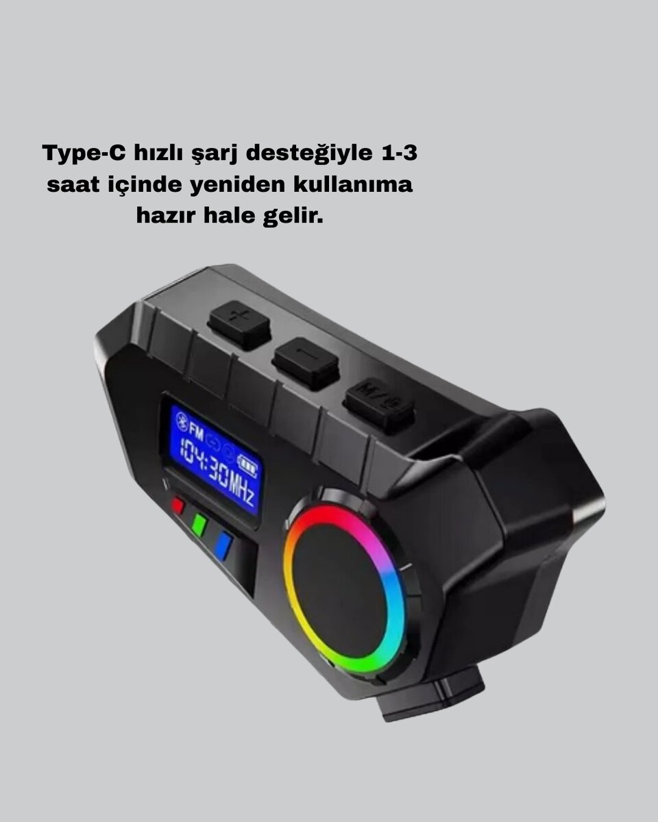 Bluetooth 5.4 İntercom ve Alarmlı Disk Kilidi Seti Güçlü Ses ve Güvenlik Bluetooth 5.4 İntercom ve Alarmlı Disk Kilidi Seti Güçlü Ses ve Güvenlik